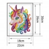 Unicorn - 14CT Stamped Cross Stitch - 30*22cm