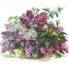 Lilac - 14CT Stamped Cross Stitch - 48*41cm