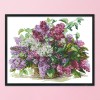 Lilac - 14CT Stamped Cross Stitch - 48*41cm