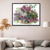 Lilac - 14CT Stamped Cross Stitch - 48*41cm