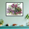 Lilac - 14CT Stamped Cross Stitch - 48*41cm