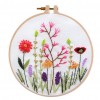 Flowers - Embroidery - 30x30cm