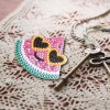 4pcs Rainbow Cat Key Chain