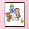 Baby Bottle - 14CT Stamped Cross Stitch - 25*20cm