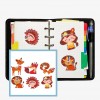 DIY Stickers - 6Pcs Little Man And Lion