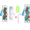 Color Bell Leather Tassel Bookmark