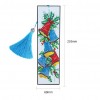 Color Bell Leather Tassel Bookmark