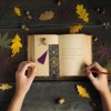 Creative Leather Bookmarks with Tassel