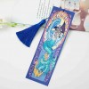 Abstract Design Bookmark Tassel Leather
