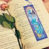 Abstract Design Bookmark Tassel Leather