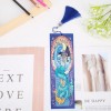 Abstract Design Bookmark Tassel Leather
