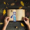 Abstract Design Bookmark Tassel Leather