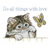 Animal - 14CT Stamped Cross Stitch - 28x20cm