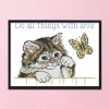 Animal - 14CT Stamped Cross Stitch - 28x20cm