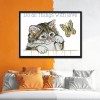 Animal - 14CT Stamped Cross Stitch - 28x20cm