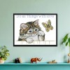 Animal - 14CT Stamped Cross Stitch - 28x20cm