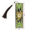 Fantastic Flower Leather Tassel Bookmark