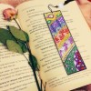 Leather Flower Bookmark