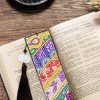 Leather Flower Bookmark