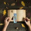 Feather Leather Bookmark Tassel Marker