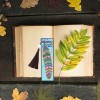 Feather Leather Bookmark Tassel Marker