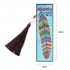Feather Leather Bookmark Tassel Marker