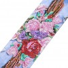 Flower Leather Tassel Bookmark