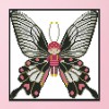 Butterfly Doll - 14CT Stamped Cross Stitch - 21x20cm
