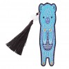 Tassel Leather Bear Bookmark