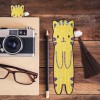 Cat Tassel Leather Bookmark