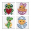 4pcs Small Animals Key Chain