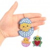4pcs Small Animals Key Chain