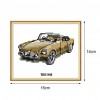 Vehicle - 14CT Stamped Cross Stitch - 16x14cm
