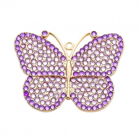 Key Chain Butterfly Necklace Bag Pendant