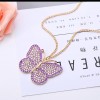 Key Chain Butterfly Necklace Bag Pendant