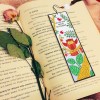Heart Bird Tassel Leather Bookmark