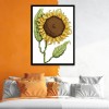 Girasol Sunflower - 14CT Stamped Cross Stitch - 27x19cm