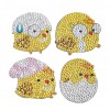4pcs Chicken Fridge Magnet