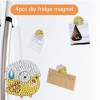 4pcs Chicken Fridge Magnet