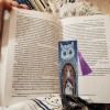 Leather Bookmark Tassel Owl
