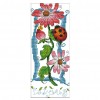 Flower language - 14CT Stamped Cross Stitch - 14*30cm