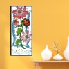 Flower language - 14CT Stamped Cross Stitch - 14*30cm