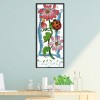 Flower language - 14CT Stamped Cross Stitch - 14*30cm