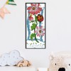 Flower language - 14CT Stamped Cross Stitch - 14*30cm
