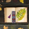 Mandala Leather Tassel Bookmarks