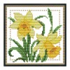 12 Months Flower DIY Cross Stitch 11CT Printed Embroidery (H425 March)