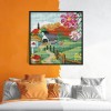 Autumn - 14CT Stamped Cross Stitch - 16*16cm