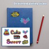 DIY Stickers - 7pcs Letters Heart Sticker