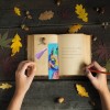 Dog Leather Tassel Bookmark