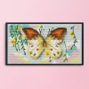 Butterfly - 14CT Stamped Cross Stitch - 28*16cm